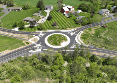 Old Bethlehem Pike/Portzer Road Roundabout